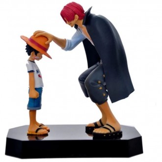 Luffy y Shanks Figura One...
