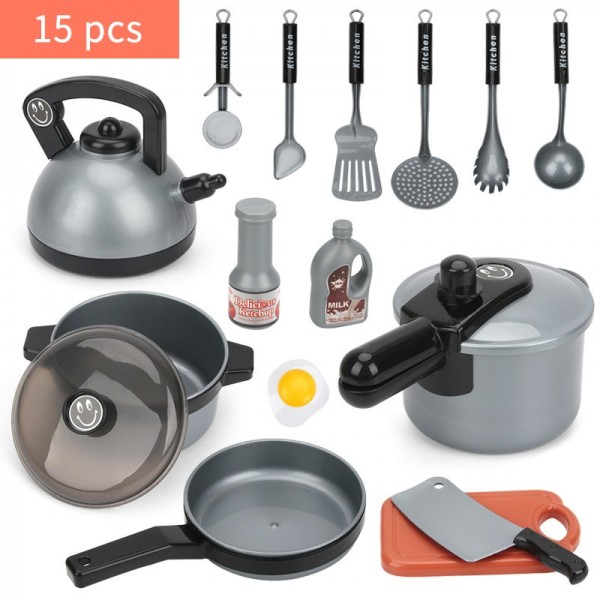 24Pcs Juego De Ollas Sartenes Set Caldero Utencilios De Cocina