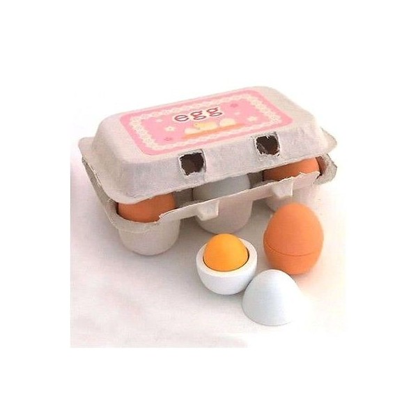 Huevos de Juguete Realistas Pack de 6...