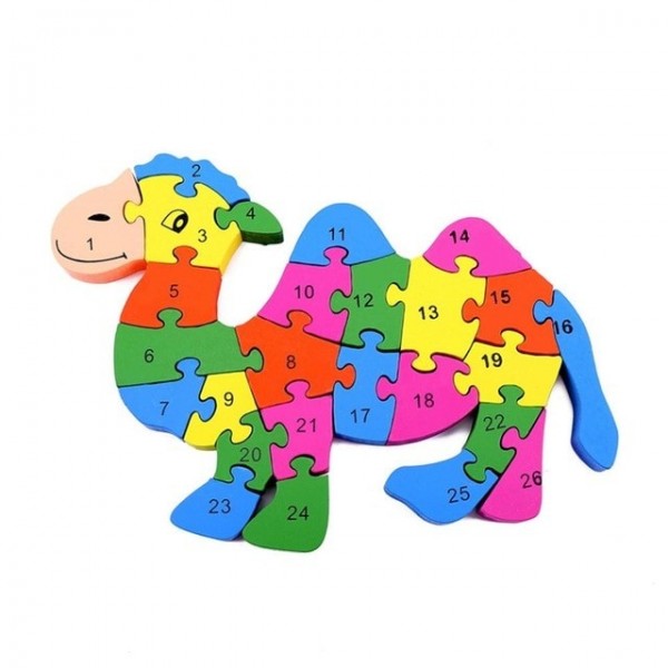 Puzzle Animales de Madera para Niños...