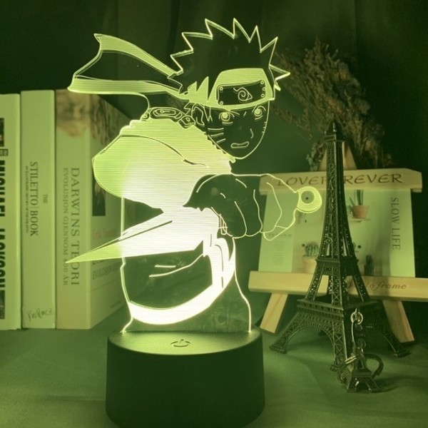 Naruto con Suriken Lámpara de Luz...