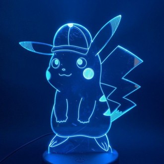 Lampara de Pikachu con la...