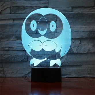 Rowlet Lampara Pokemon led...