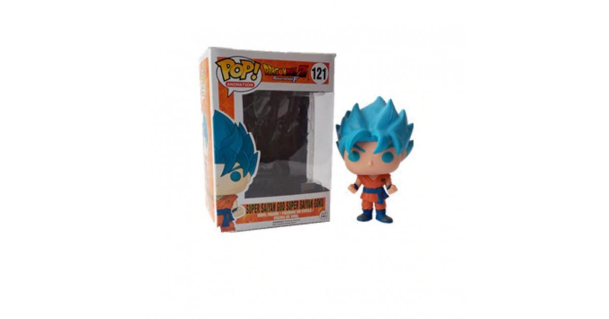 ‍Figura Funko Goku Super Sayan Blue Modo dios Gran detalle para coleccionar