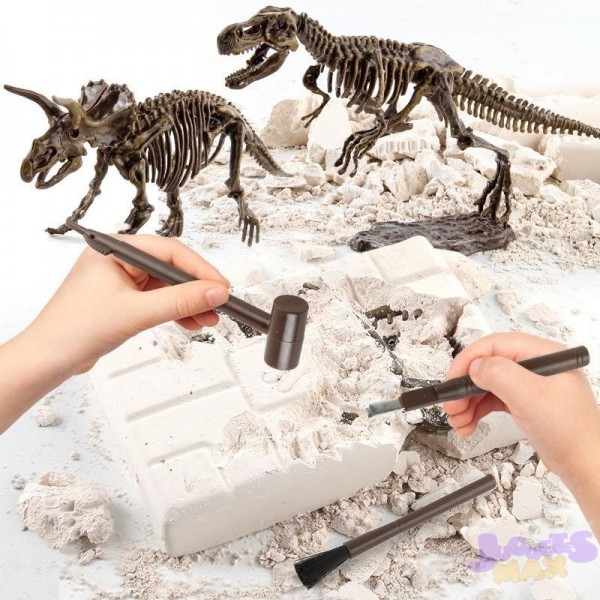 ‍Juego Excavación Dinosaurios Arqueología Fósil en Casa Artesanal
