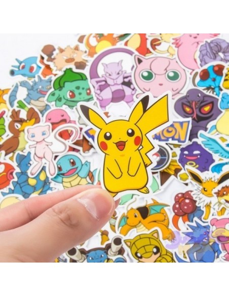 Pokemon Caja de Pegatinas  300 Pegatinas Recoger, Intercambiar y Pegar :  .es: Juguetes y juegos