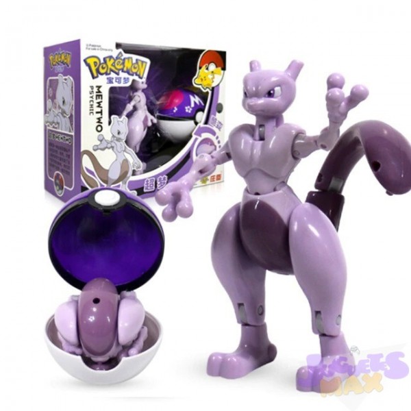 Mewtwo con Pokeball Transformer...