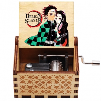 Caja Musical de Madera -...