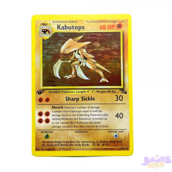 Carta Kabutops Réplica - Pokemon...