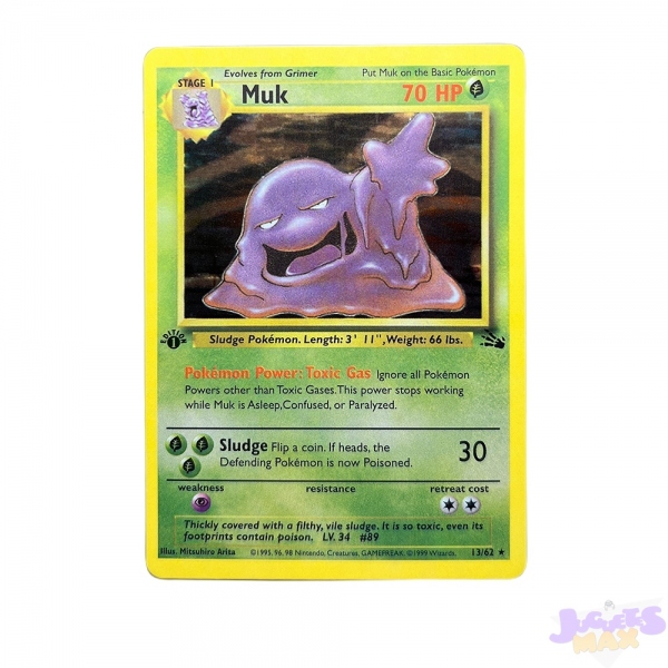 Carta Muk Réplica - Pokemon Edicion 1999