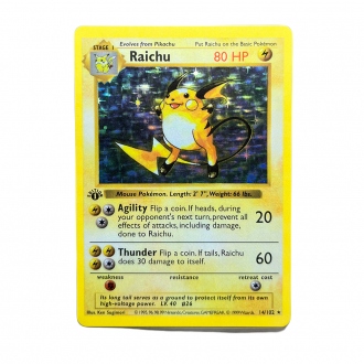 Carta Raichu Réplica -...