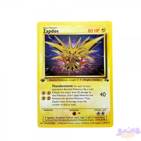 Carta Zapdos Réplica - Pokemon...