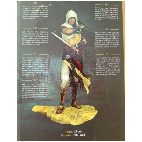Figurine Aya Assassin's Creed Origins - Statue De Bureau 25 Cm En PVC, Neuf